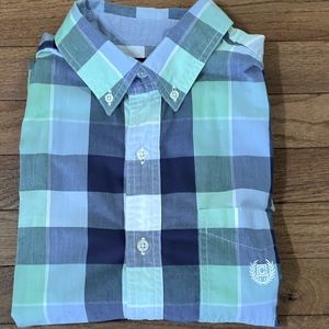 Men’s Medium Chaps short sleeve Plaid Button Down